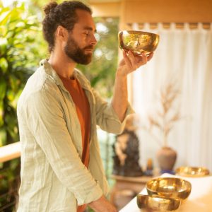 himalayan bowls antique & gold finish individual